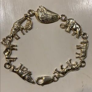 “Noah’s Ark” Sterling Silver Bracelet